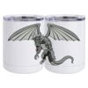 10 oz. White Stainless Steel Short Tumbler Thumbnail