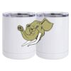 10 oz. White Stainless Steel Short Tumbler Thumbnail