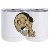 10 oz. White Stainless Steel Short Tumbler Thumbnail