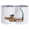 10 oz. White Stainless Steel Short Tumbler Thumbnail