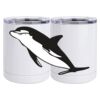 10 oz. White Stainless Steel Short Tumbler Thumbnail