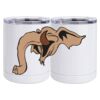 10 oz. White Stainless Steel Short Tumbler Thumbnail