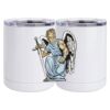 10 oz. White Stainless Steel Short Tumbler Thumbnail