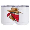 10 oz. White Stainless Steel Short Tumbler Thumbnail