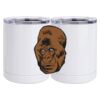 10 oz. White Stainless Steel Short Tumbler Thumbnail