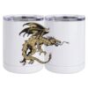 10 oz. White Stainless Steel Short Tumbler Thumbnail