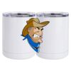 10 oz. White Stainless Steel Short Tumbler Thumbnail