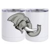 10 oz. White Stainless Steel Short Tumbler Thumbnail