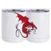 10 oz. White Stainless Steel Short Tumbler Thumbnail
