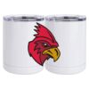 10 oz. White Stainless Steel Short Tumbler Thumbnail
