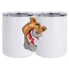 10 oz. White Stainless Steel Short Tumbler Thumbnail