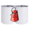 10 oz. White Stainless Steel Short Tumbler Thumbnail