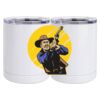 10 oz. White Stainless Steel Short Tumbler Thumbnail