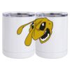 10 oz. White Stainless Steel Short Tumbler Thumbnail
