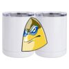 10 oz. White Stainless Steel Short Tumbler Thumbnail