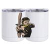 10 oz. White Stainless Steel Short Tumbler Thumbnail