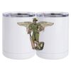 10 oz. White Stainless Steel Short Tumbler Thumbnail