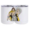 10 oz. White Stainless Steel Short Tumbler Thumbnail