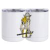 10 oz. White Stainless Steel Short Tumbler Thumbnail