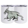 10 oz. White Stainless Steel Short Tumbler Thumbnail