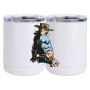 10 oz. White Stainless Steel Short Tumbler Thumbnail
