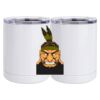 10 oz. White Stainless Steel Short Tumbler Thumbnail