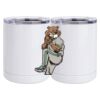10 oz. White Stainless Steel Short Tumbler Thumbnail