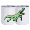 10 oz. White Stainless Steel Short Tumbler Thumbnail