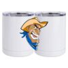 10 oz. White Stainless Steel Short Tumbler Thumbnail