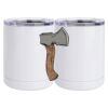 10 oz. White Stainless Steel Short Tumbler Thumbnail
