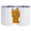 10 oz. White Stainless Steel Short Tumbler Thumbnail