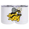 10 oz. White Stainless Steel Short Tumbler Thumbnail