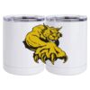 10 oz. White Stainless Steel Short Tumbler Thumbnail