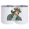 10 oz. White Stainless Steel Short Tumbler Thumbnail