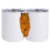 10 oz. White Stainless Steel Short Tumbler Thumbnail