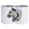10 oz. White Stainless Steel Short Tumbler Thumbnail