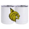 10 oz. White Stainless Steel Short Tumbler Thumbnail