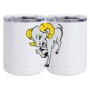 10 oz. White Stainless Steel Short Tumbler Thumbnail