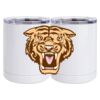 10 oz. White Stainless Steel Short Tumbler Thumbnail