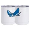 10 oz. White Stainless Steel Short Tumbler Thumbnail