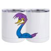 10 oz. White Stainless Steel Short Tumbler Thumbnail