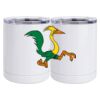 10 oz. White Stainless Steel Short Tumbler Thumbnail