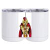 10 oz. White Stainless Steel Short Tumbler Thumbnail