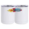 10 oz. White Stainless Steel Short Tumbler Thumbnail