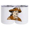 10 oz. White Stainless Steel Short Tumbler Thumbnail