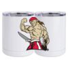 10 oz. White Stainless Steel Short Tumbler Thumbnail