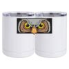 10 oz. White Stainless Steel Short Tumbler Thumbnail