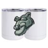 10 oz. White Stainless Steel Short Tumbler Thumbnail