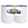 10 oz. White Stainless Steel Short Tumbler Thumbnail