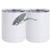 10 oz. White Stainless Steel Short Tumbler Thumbnail